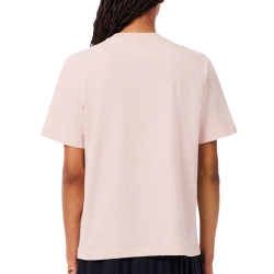 T-Shirt Rose Femme Lacoste T-shirt Relaxed Fit