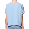 T-Shirt Bleu Femme Pieces Pcanna