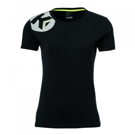 T-shirt Noir Femme Kempa Core 2.0