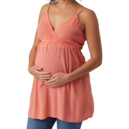 Top de Grossesse Rose Femme Vero Moda Maternity Singlet