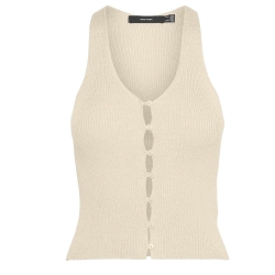 Top Ecru Femme Vero Moda Gold