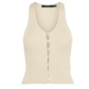 Top Ecru Femme Vero Moda Gold