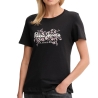 T-Shirt Noir Femme Pepe jeans Bero