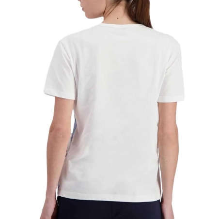 T-Shirt de Sport Blanc Femme Le Coq Sportif Heritage N°2 Optical