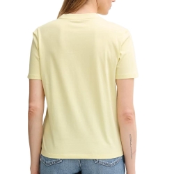 T-shirt Jaune Femme Calvin Klein Jeans Ss Classic
