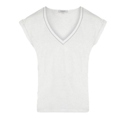 T-Shirt Blanc Femme Morgan Fantaisie