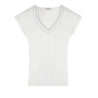 T-Shirt Blanc Femme Morgan Fantaisie