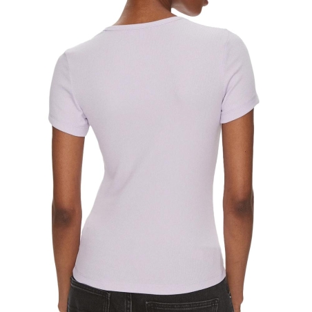 T-shirt Violet Femme Tommy Hilfiger Badge