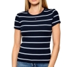 T-shirt Marinière Marine Femme Tommy Jeans Slim Essential