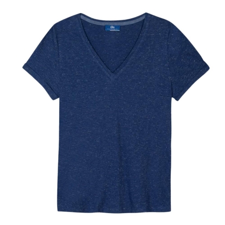 T-shirt Bleu Femme TBS ADINATEE 29418