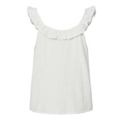 Top Blanc Femme Pieces Astina