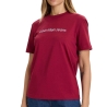 T-Shirt Bordeaux Femme Calvin Klein Jeans LV047C912G