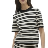 T-Shirt Beige/Noir Femme Vero Moda Gold