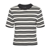 T-Shirt Beige/Noir Femme Vero Moda Gold