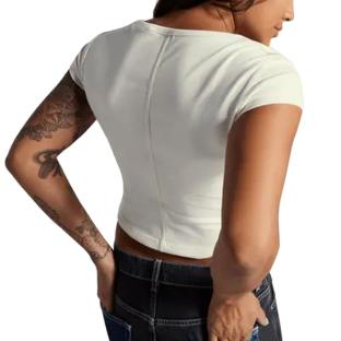 T-Shirt Blanc Femme Converse Corset