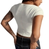 T-Shirt Blanc Femme Converse Corset