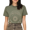 T-shirt Kaki Femme Only Lucy