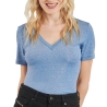 T-shirt Bleu Femme Morgan Diwi