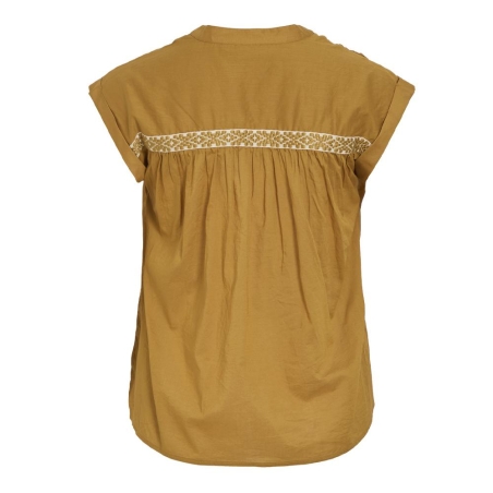 Débardeur Jaune Femme Vila Tink