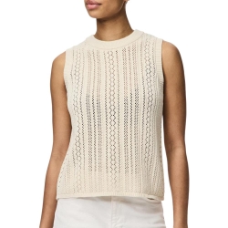 Débardeur Beige Femme Pieces Nuka