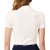 Polo Blanc Femme Lacoste DF5377