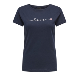 T-shirt Marine Femme JDY Smoke