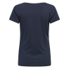 T-shirt Marine Femme JDY Smoke