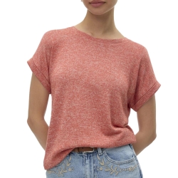 T-Shirt Rouge Femme Vero Moda Brianna 10291353