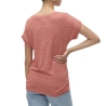 T-Shirt Rouge Femme Vero Moda Brianna 10291353