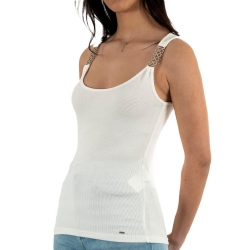 Débardeur Blanc Femme Morgan Dua