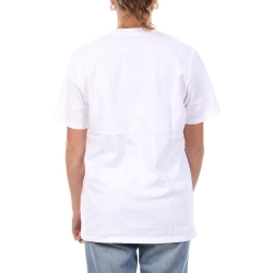 T-shirt Blanc Femme Vans Stamp Logo Ss Tee
