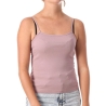 Débardeur Violet Femme Superdry Fine