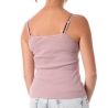 Débardeur Violet Femme Superdry Fine