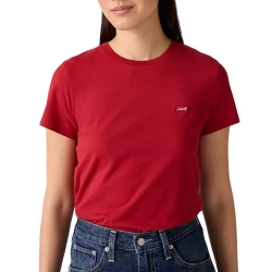 T-Shirt Rouge Femme Levi's Perfect Blacks 39185