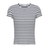 T-shirt Marinière Blanc Femme Tommy Jeans Slim Essential