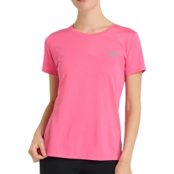 T-Shirt de Sport Rose Femme New Balance Sport Sleeve