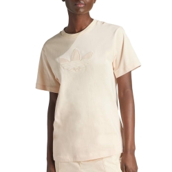 T-shirt Jaune Femme Adidas Monogram