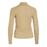 T-shirt Manches Longues Beige Femme Vila Elsea