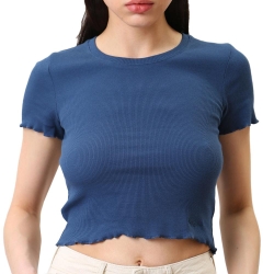 T-shirt Marine Femme Pepe Jeans Cara