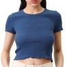 T-shirt Marine Femme Pepe Jeans Cara