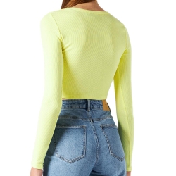 Top Jaune Femme JJXX Feline