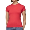 T-Shirt Rouge Femme Pieces Fylla