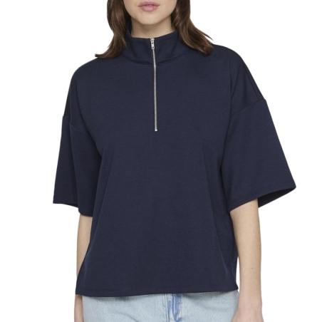 T-Shirt Marine Femme Vila Siffi
