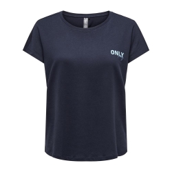 T-Shirt Marine Femme Only Paub