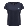 T-Shirt Marine Femme Only Paub