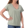 T-shirt Vert Femme Teddy Smith Mia