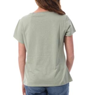 T-shirt Vert Femme Teddy Smith Mia