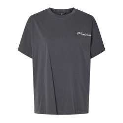T-shirt Gris Femme Pieces Fonda