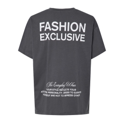 T-shirt Gris Femme Pieces Fonda