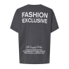 T-shirt Gris Femme Pieces Fonda